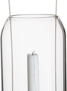 Lykta för kronljus Ø13 × H40 cm, beige – ERNST